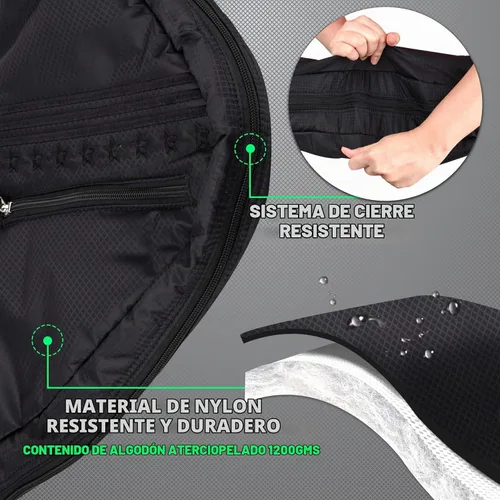 Vista 2 de Big Teeth Bolsa de golf domingo, pequeña bolsa de golf ligera, bolsa de golf Par 3 para unos pocos clubes, práctica con correa de transporte Negro