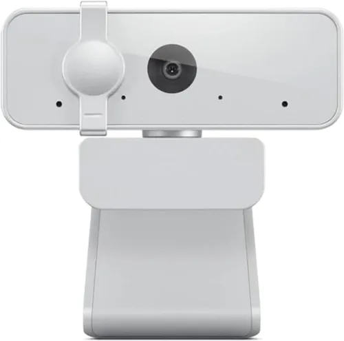 Vista 9 de Webcam HD 1080p Lenovo (300 FHD) - Negra con ángulo amplio de 95°, rotación y inclinación de 360°, micrófonos duales, obturador de privacidad