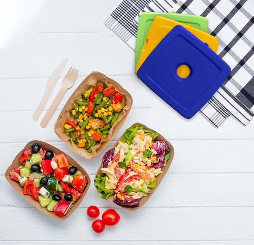 Vista 7 de Healthy Packers Bolsas de hielo delgadas reutilizables para loncheras para niños y adultos Paquetes de congelador finos de larga duración