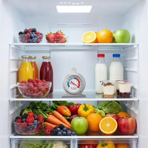 Vista 5 de Paquete de 12 termómetros para refrigerador y congelador, esfera grande