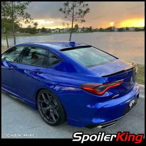 Vista 4 de SpoilerKing Alerón de techo para ventana trasera Compatible con Acura TLX 2021-presente (284R)