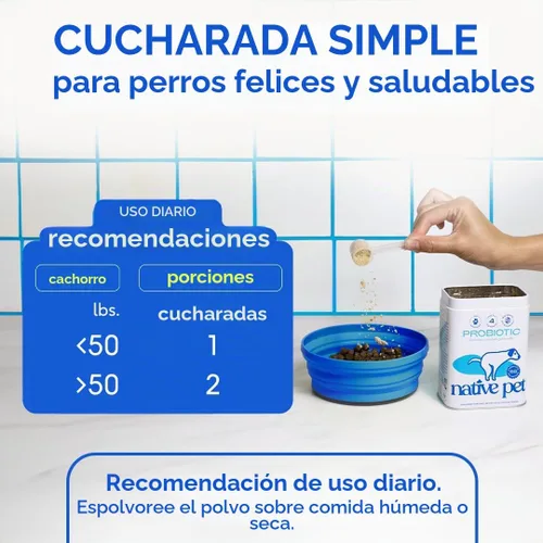 Vista 8 de Native Pet Aceite Omega para perros (8 onzas) y probiótico para perros (4.1 oz.)