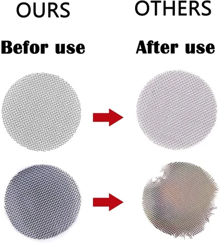 Vista 4 de 100 pantallas de tubería, filtros de tubo de 3/4 pulgadas, 50 pantallas de tubería de acero inoxidable de primera calidad y 50 filtros de latón