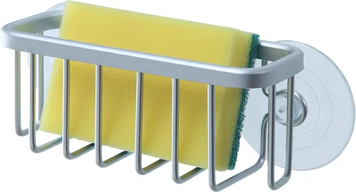 Vista 8 de SunnyPoint NeverRust - Organizador para fregadero de cocina y baño para esponjas, fregadores, jabón, 6 x 2.5 x 2.65 pulgadas, con soporte adhesivo