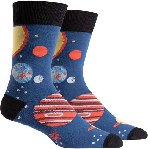 Vista 25 de Sock It To Me - Calcetines con diseño de extraterrestres y del espacio para hombre