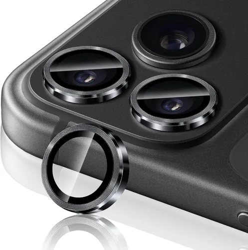 Vista 128 de Compatible con iPhone 13 Pro para iPhone 13 Pro Max, protector de lente de cámara antiarañazos, vidrio templado 9H, protector de cámara de metal a