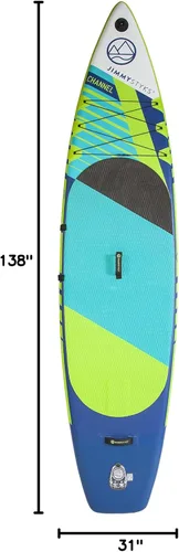 Vista 10 de Jimmy Styks Tablas inflables de remo de pie de ISUP con accesorios, canal, Strider y Mutt ISUP