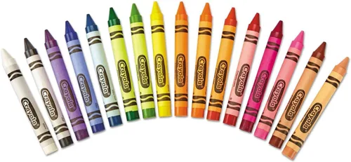 Vista 6 de Binney & Smith Crayola(R) - Juego de crayones grandes, caja con tapa elevadora, colores surtidos, caja de 16