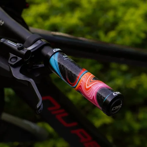 Vista 5 de Chooee - Puños de bicicleta de silicona, puños de manillar de gel de sílice con bloqueo para bicicleta de montaña MTB