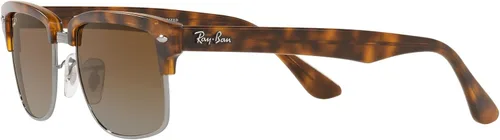 Vista 3 de Ray-Ban Lentes de sol cuadrados polarizados RB4190 para hombre Demi Gloss Havana 2047in Demi Gloss Havana