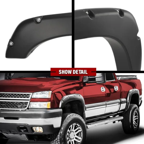 Vista 5 de G-PLUS Guardabarros 4 piezas, compatibles con Chevy Silverado/GMC Sierra 1999-06