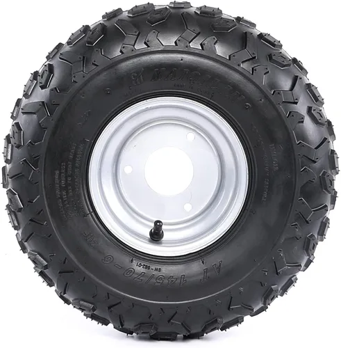 Vista 3 de MOTOTPR 6 "145x70-6 Llanta de rueda de rueda eje de dirección para ATV Go Kart Quad Buggy