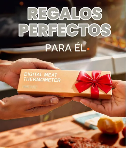 Vista 8 de Termómetro digital de lectura instantánea para carne, termómetro de Naranja