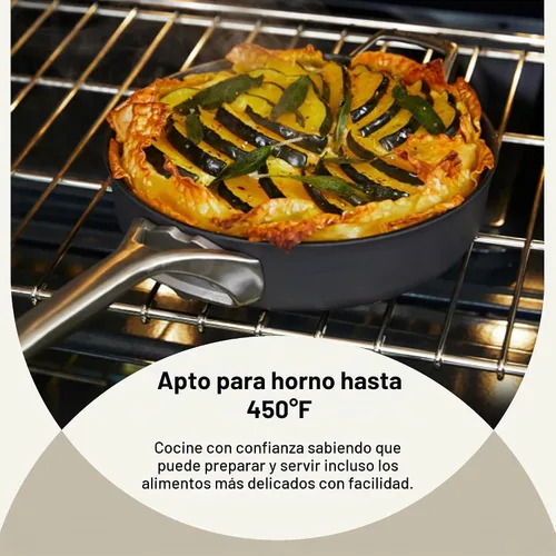Vista 5 de Calphalon Premier - Sartén wok antiadherente anodizada con fondo plano
