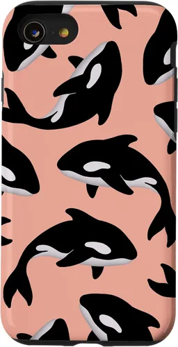 Vista 18 de Orca Whale Ocean Pattern - Carcasa para iPhone 17