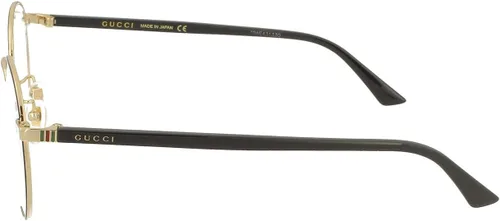 Vista 3 de Gucci GG0297OK - Gafas redondas de metal (2.047 in), Negro