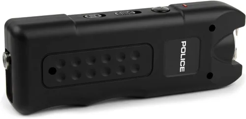Vista 4 de Police Stun Gun Burn Pepper Spray Combo - 628 Negro