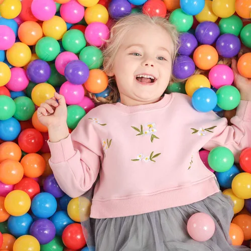 Vista 9 de TRENDBOX 100 piezas Bolas de Piscina de Bolas Macaron Bolas de Plástico para Piscina de Bolas Corralito de Juegos Bebés Niños Niñas Fiestas