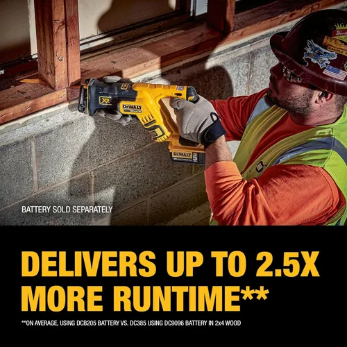 Vista 3 de DEWALT DCS367B 20V Max XR Sierra de sable compacta sin escobillas, (sólo herramienta)