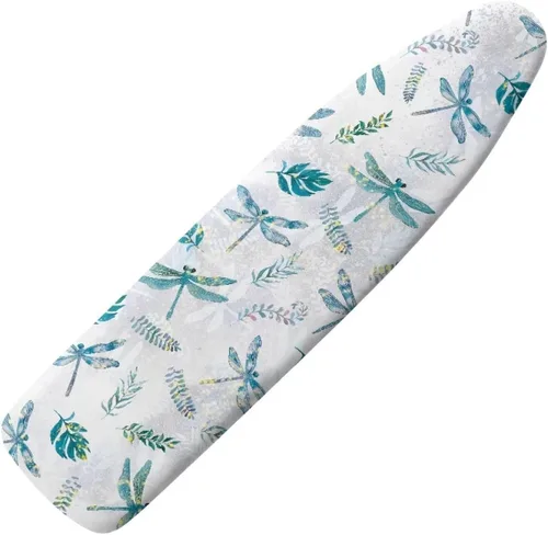 Vista 38 de Funda floral a prueba de arañazos para tablas de planchar de tamaño estándar, reflectante, con 3 ganchos y bucles para decoración de tablas de 15 x