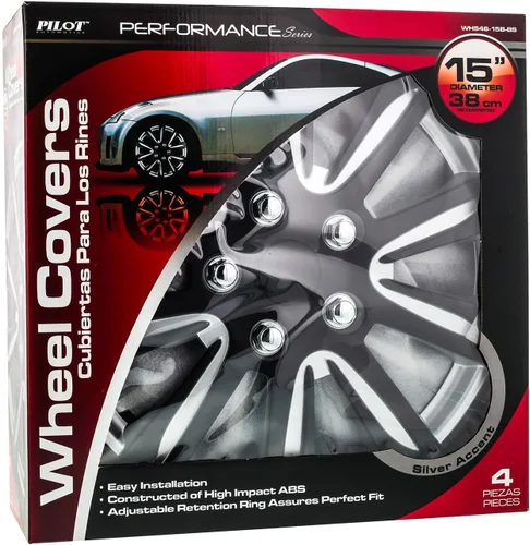Vista 7 de Cobertor de volante primario Pilot Premier, 15 pulgadas, Negro