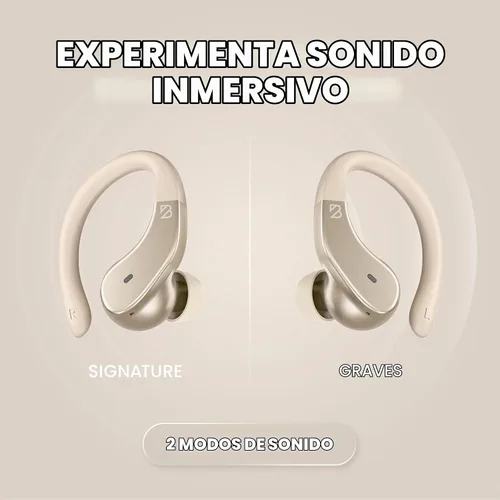Vista 5 de Back Bay Audio - Runner's - Auriculares inalámbricos Bluetooth para deportes, gancho sobre los oídos, graves profundos, auriculares envolventes