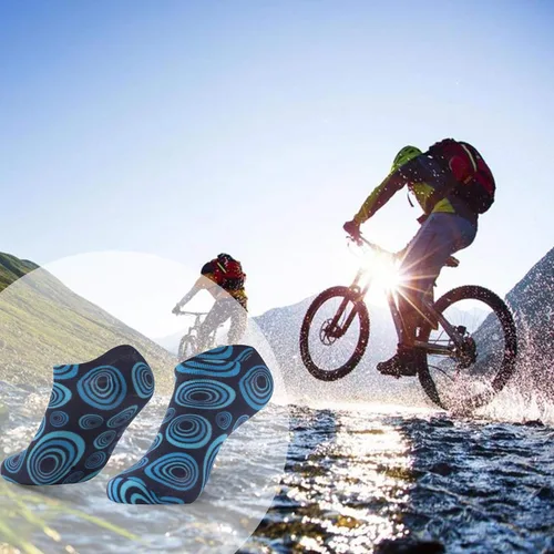 Vista 7 de RANDY SUN Calcetines impermeables, unisex, para ciclismo, caza, pesca, correr, 1 par