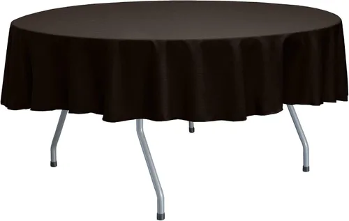 Vista 37 de Ultimate Textile Mantel redondo reversible Shantung Satin Majestic de 84 pulgadas, color rosa hielo