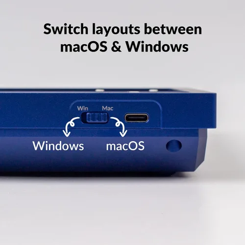 Vista 6 de Keychron Q3 TKL - Teclado mecánico personalizado con cable intercambiable en caliente perilla de aluminio completa versión barebone macro