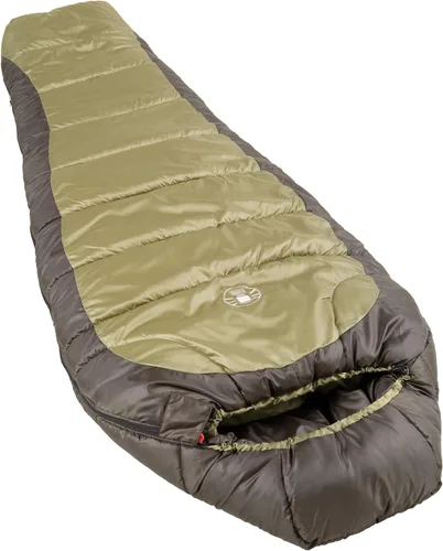Vista 7 de Coleman North Rim 0°F Sleeping Bag, Cold-Weather Mummy Sleep Sack with No-Snag Zipper & Adjustable Hood for Warmth & Ventilation, Camping Sleeping