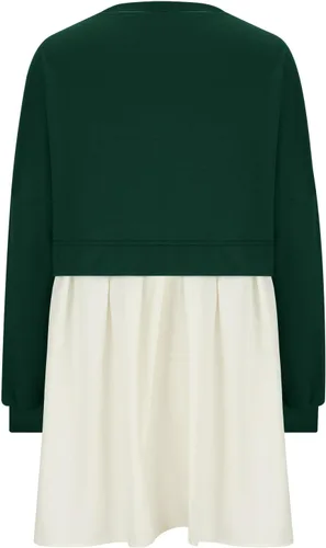Vista 4 de Vestidos de regreso a casa para Mujer, Sudadera de Manga Larga, minivestidos de retales Vestido tipo Jersey