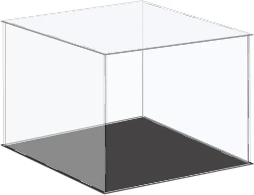 Vista 7 de MECCANIXITY Caja de exhibición acrílica Caja de almacenamiento de plástico Caja cúbica transparente pequeña Montaje a prueba de polvo Vitrina