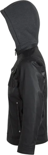 Vista 5 de URBAN REPUBLIC Chaqueta de piel sintética con capucha de forro polar para niños