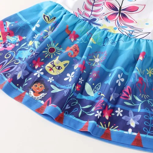 Vista 4 de longnose Traje de baño Encanto para niñas Mirabel Isabella Traje de baño Dolores con hombros descubiertos, traje de baño de playa con volantes