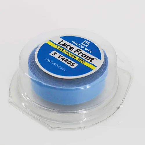 Vista 3 de Soporte frontal de encaje" cintas adhesivas de doble cara para hombres, sistema de cabello, extensiones de cabello tipo tupé, extensiones