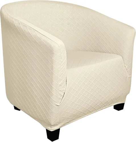 Vista 28 de SearchI Funda Elástica para Silla Club, Fundas Elásticas para Silla Barrel, Fundas Estampadas para Silla Tub, Funda de Elastano Suave para Sillón