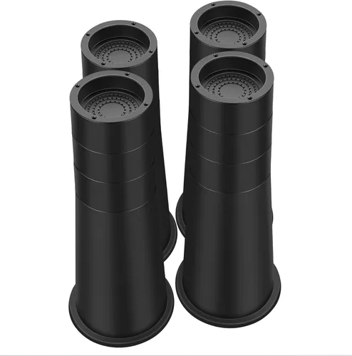 Vista 19 de ANNKUT Elevador de Cama de 1 Pulgada de Alta Resistencia, Elevador Redondo de Muebles para Cama, Escritorio, Mesa, Sofá, Soporte de Cama, Soporte