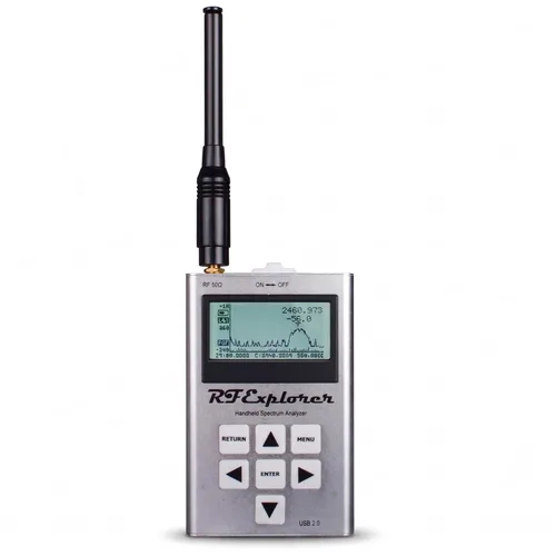 Vista 7 de RF Explorer Spectrum Analyzer WSUB1G Model, 240MHz to 960MHz - Handheld Frequency Analyzer for Ham Radio, Wireless Devices, WiFi Networks, Audio
