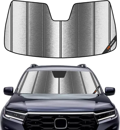 Vista 9 de Pigenius Parasol para parabrisas Honda Pilot 2016-2021, Ridgeline 2017-2021. Sin cámara de detección - Salvaguardia