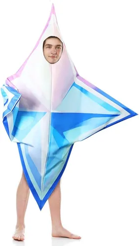 Vista 2 de Anime Cartoon Costume Halloween Stage Show Cosplay Four-Pointed Cloak Star Cosplay Outfit