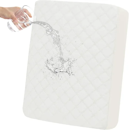 Vista 13 de Easy-Going Funda de cojín impermeable para silla, antideslizante, a prueba de fugas, acolchada y elástica, protector de muebles para perros, Beige