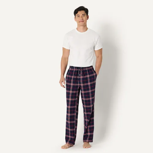Vista 5 de Tienda Essentials - Pantalón de pijama de franela transpirable para hombre (disponible en tallas grandes y altas)