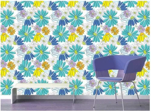Vista 80 de 45 diseños de papel/mural para pared largo estampado
