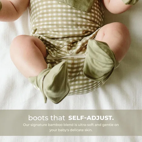Vista 3 de goumikids Viscosa hecha de algodón de bambú Stay-On Botas