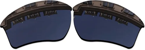Vista 2 de Lenses Replacement for Oakley Half Jacket 2.0 XL OO9154 62mm - Confirm Fit Scratch Resistant Abrigo de espejo negro polarizado