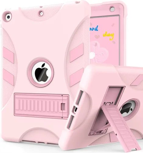 Vista 14 de Funda para iPad de 7ª/8ª generación, funda para iPad 10.2, híbrida, resistente, a prueba de golpes, funda de protección contra caídas construida