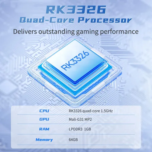Vista 4 de G350 Retro Handheld Game Console G350 Retro Gaming Console 3.5'' IPS Screen Linux 64+32 System Built-in 64G TF Card 20+Emulators Pre-Installed 4371