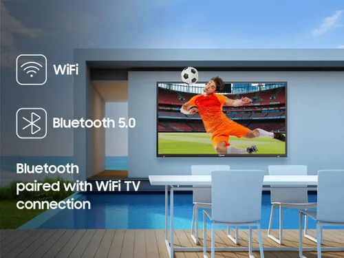 Vista 3 de SYLVOX Outdoor TV, 55" Smart Waterproof Outdoor TVs, 1000 Nits Ultra Bright
