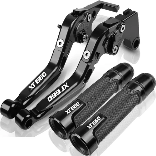 Vista 13 de Para Yamaha XT660 XT660X XT660R XT660Z 2004-2020 Palancas de embrague de freno extensibles plegables para motocicleta, embrague de freno ajustables