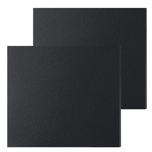 Vista 8 de Hoja de plástico ABS de 1/8 pulgadas de grosor de 8 x 12 pulgadas (paquete de 2), panel moldeable rígido negro con diferentes superficies